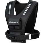 BAGAIL Weighted Vest for Strength Training, Removable Iron Weights, Adjustable Bust Size, Heavy Duty Fitness Vest for Man Woman, Ideal for Gym Workouts, Yoga Training and Aerobic Exercises