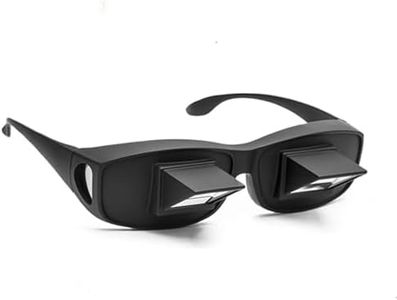 Reading Glasses, Rabi Prism Glasses Horizontal Glasses Lazy Spectacles Lie Down for Reading/Watching TV