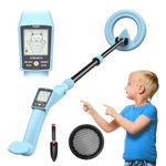 DR.ÖTEK Metal Detector for Kids, Lightweight Gold Detector with LCD Display, 69.9cm-100.8cm Adjustable Kids Metal Detector with Waterproof Coil, Great Beach Metal Detector for Kids Aged 3-12