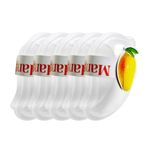 Skytail 5pc Mango Shaped Cake Dessert Box Mango Mousse Containers with Lids for Pudding Fruit Mousse Yogurt Ice Cream Shortcake Dessert Pastry Mango Ice Cream Cake Disposable Food Grade Packaging Box