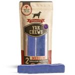 Bully Bunches Premium Blueberry Himalayan Yak Chew for Dogs, 100g, All-Natural, Long-Lasting, Authentic Yak Milk, Healthy Dental Chew, High-Protein, Grain-Free (Medium, 2 Pack)