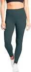 SATINA High Waisted Leggings for Women Workout Leggings for Regular & Plus Size Women Sea Foam Leggings Women Yoga Leggings for Women |3 Inch Waistband (One Size, Sea Foam)