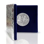 NINE10 German Silver Plated Coins for Diwali Men/Women/Staff/Customer/Clients/Corporate with Velvet Box ( 10 Grams )