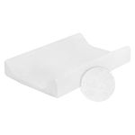 Baby Terry Cover for Changing Mat 70x50 cm for Nappy Changer with Raised Edges (White)