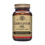 Solgar Cod Liver Oil Softgels - Pack of 100 - Vitamin A and Vitamin D - Immune Support - Promotes Healthy Eye and Skin Health - Derived From Fish and Molecularly Distilled - Gluten-Free