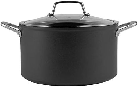 Ninja Foodi ZeroStick Stock Pot with Lid, 26 cm Diameter, C30426, Black