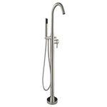 WOODBRIDGE F 0001 F0001BN Faucet, (L) 10 3/4" x (W) 6-1/4" x (H) 43-7/8, Brushed Nickel