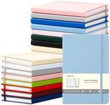 COMIX 24 Pack Lined Journal Notebooks for Work, 240 Pages, Medium 5.5" x 8.3", A5 Hardcover Journaling Notebooks for Business School Office, Notebooks Journals for Women & Men