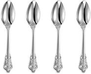 KEAWELL Luxury 6.3" Teaspoons, 18/10 Stainless Steel, Gorgeous Small Spoons, Stirring, Mixing, Sugar, Cake, Dessert Spoons, Mini Antipasto spoons