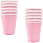 ATBEAMEN 16PCS Baby Pink Paper Cups