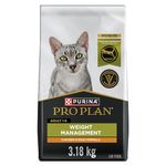 Pro Plan Dry Cat Food, Weight Management, Chicken & Rice 3.18kg