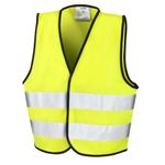 Result Core Kids Unisex Hi-Vis Safety Vest (10-12) (Fluorescent Yellow)