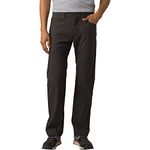 prAna® Brion Pants II – Trousers for Men – Abrasion and Water Resistance – Zip and Fly Closure – Belt Loops, Dark Iron, 38W x 32L