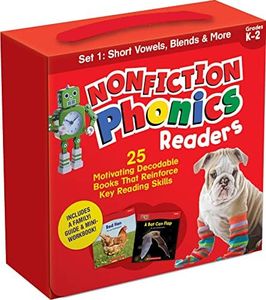 Nonfiction Phonics Readers SET 1: Short Vowels, Blends & More (Single-Copy Set)