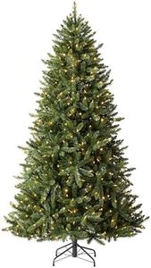 Treetopia Heritage Balsam Spruce - Artificial Indoor Christmas Tree, Hinged Branches, Holiday Decor, LED Clear, 12ft