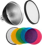 Godox AD-S2 Standard Reflector with Soft Diffuser and ad-s11 Flash Speedlite Accessories | Compatible with GODOX AD200, AD200Pro, AD360II, AD360, AD180 Flashes