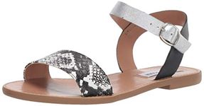 Steve Madden Women's Donddi Sandal, Multi Snake, 7 UK