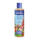 Childs Farm | Kids 2 In 1 Shampoo & Conditioner 250ml | Rhubarb & Custard | Cleans & Conditions | Suitable Suitable Dry, Sensitive & Eczema-prone Skin & Scalp