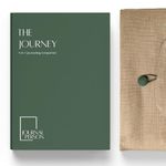 THE JOURNEY 5-in-1 Guided Journal, Journaling Kit with fabric bag, bookmark and gratitude letters, Undated A5 Hardbound Diary (Sage Green), Gratitude Journaling, Daily Reflections, Emotional Release, Introspection Cues, Plain Pages Reflections