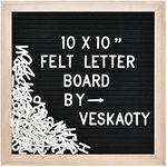 Felt Letter Board with 294 Letters,