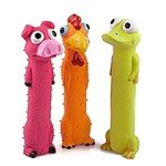 Chiwava 3 Pack 9" Squeaky Latex Dog