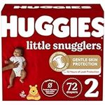 Huggies Little Snugglers Baby Diapers, Size 2, Giga Pack, 72ct