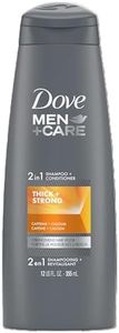 Dove Men+Care Thick and Strong Fortifying 2in1 Shampoo and Conditioner 12 FL OZ - Pack of 2