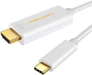 USB C to HDMI Cable for Home Office 4K@60Hz | 3ft /0.9M, CableCreation Type C to HDMI Thunderbolt 3 Compatible for MacBook Pro, MacBook Air/iPad Pro2020 2019, Surface Go, Galaxy S20/10/9/8, LG V30