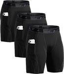 TSLA Men's Athletic Compression Sho