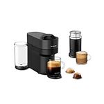 Nespresso Vertuo Pop+ Coffee and Espresso Machine with Aeroccino by De'Longhi, Liquorice Black