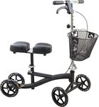 Roscoe Knee Scooter with Basket, Black (ROS-KSB)