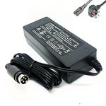 12v 60w power supply adapter and cable for 4 pin Hikvision DS-7204HUHI-F1/N DVR PSU