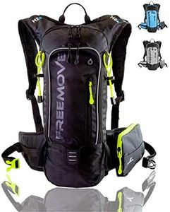 FREEMOVE Sports Backpack Daypack - for Men, Women - Suitable as Hydration Camel Backpack for Hiking, Running or Biking Backpack for MTB Cycling - Water Bladder NOT Included