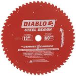 Freud Diablo D1260CF 12-Inch Steel Demon 60T Cermet II Carbide Ferrous Metal Saw Blade, Multi, One Size