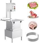 GarveeTech 2200w Electric Bone Saw, Commercial Meat Bandsaw, 20.5" x 24.4" Stainless Steel Workbench Bone Cutter Machine, 8.7 In Max Cutting Thickness, Sawing Speed 15m/s Frozen Meat Cutter