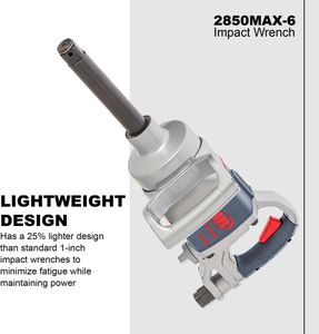 Ingersoll Rand Impact Wrench – 6-Inch Anvil, High Torque