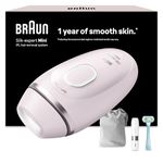 Braun IPL Silk·Expert Mini Hair Removal Device for Women, PL1112 - At Home IPL Permanent Hair Reduction, Mini Face Hair Remover, Venus Razor, Pouch