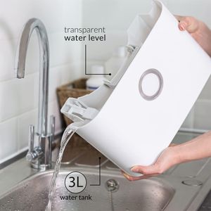 Russell Hobbs 20L Dehumidifier – White, Portable Moisture Removal