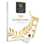 Healthspan Elite Zinc Defence Lozenges 34mg (45 Lozenges) | Providing 34mg Zinc Acetate | Immune Support | Cold & Flu | All Blacks Official Partner | Peppermint | Informed Sport Accredited | Vegan