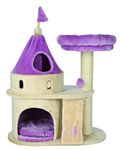 Trixie 44851 Pet Products My Kitty Darling Cat Tree Castle, Beige/Lilac