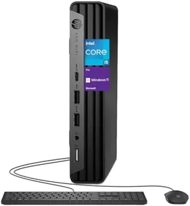 HP Newest 13th Gen ProDesk 400 G9 Mini Business Desktop, Intel i5-13500T(Beat i7-12700), 16GB RAM, 1TB PCIe SSD, Wi-Fi 6, HDMI, Type-C, DP, Support 2-Monitor 4K, Wired KB and Mouse, Windows 11 Pro