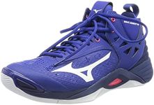 Mizuno Unisex Adults Momentum Mid Volleyball Shoe, Reflexbluec/White/2768c, 2.5 UK