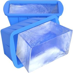 Plunge Lab Extra Large Ice Block Mold, 2-Pack, 8lb Ice Block, Ice Maker for Cold Plunge or Coolers, Reusable Steel Reinforced Silicone Molds, Big Ice Cube Molds, Ice Bath Chiller, Ice Tray