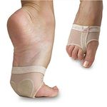 Impulsfoto Amatt Ballet Foot Tongs, Breathable Paw Shoes Half Sole Forefoot Belly Foot Thongs for Kids Dance