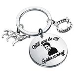 KEYCHIN Twilight Movie Keychain Twilight Edward and Bella Fans Gifts Will You Be My Spider Monkey Jewelry for Friend Family (Spider Monkey K-s)