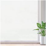 Lifetree Frosted Window Film Privacy: Opaque Window Film for Glass Windows Self-Adhesive Window Frosting Film Static Cling Films for Home Office Bathroom (White Frosted, 115 * 200cm)