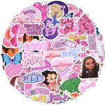 OUZHOU 60PCS Girly Stickers, Cute Stickers Pack, Waterproof Stickers, Scrapbook Kawaii Stickers for Laptop, Phone, Water Bottle, Skateboard, Guitar, for Kids Teen Adult