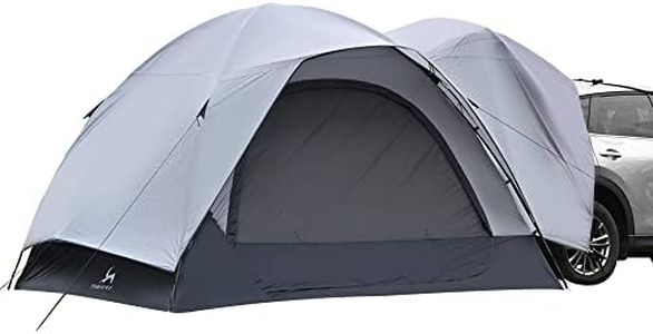 MC TOMOUNT SUV Tent 10ft*10ft*6.9ft Universal for SUV/CUV/Cars with Rainfly & 2 Doors for Camping Family Camping