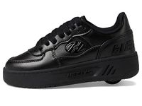 HEELYS Unisex-Child Rezerve Low (Little Big Kid/Adult) Wheeled Heel Shoe, Black, 4 US Big Kid