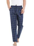 XYXX Men's Super Combed Cotton Checkered Checkmate Pyjamas [Pack of 1] Elasticated Waist, Drawstring | Loungewear for Men in Lime Checks